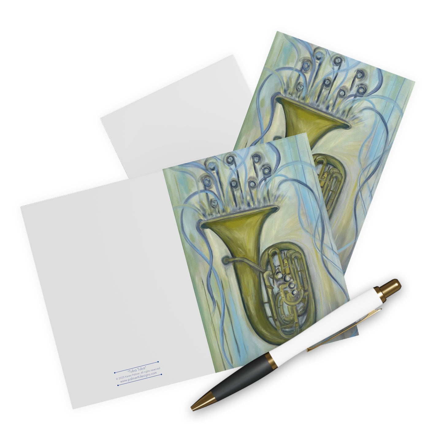 Note Cards (5 Pack) - "Tuba Tuba"