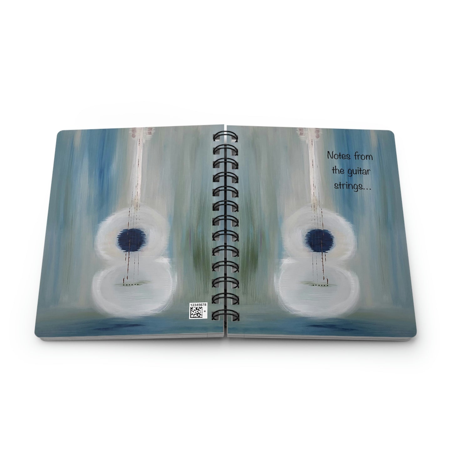 Spiral Bound Notebook: Notes from the Guitar Strings - Acoustic Guitar