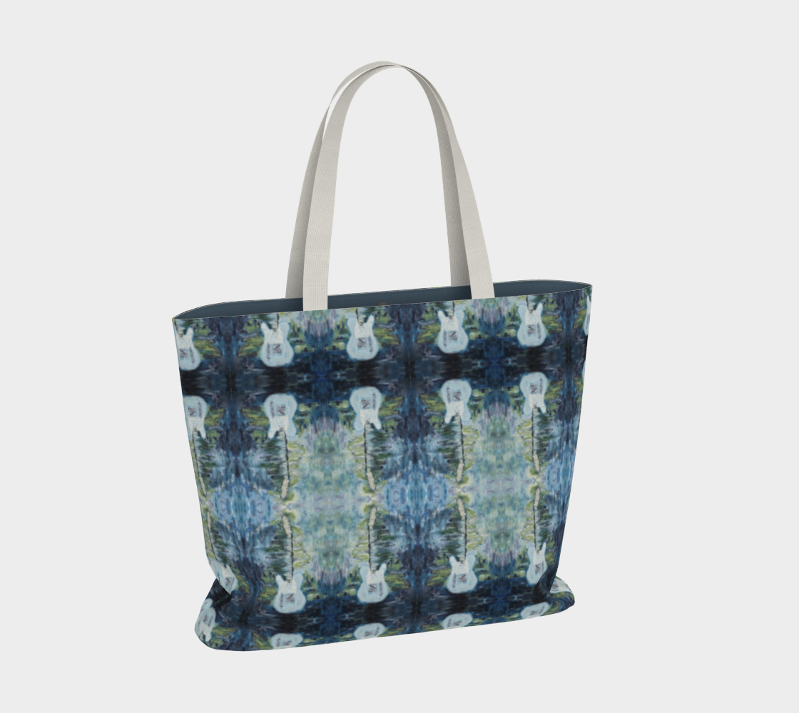 Market Tote - Blue Telecaster Guitars (MT-NBH/P1)