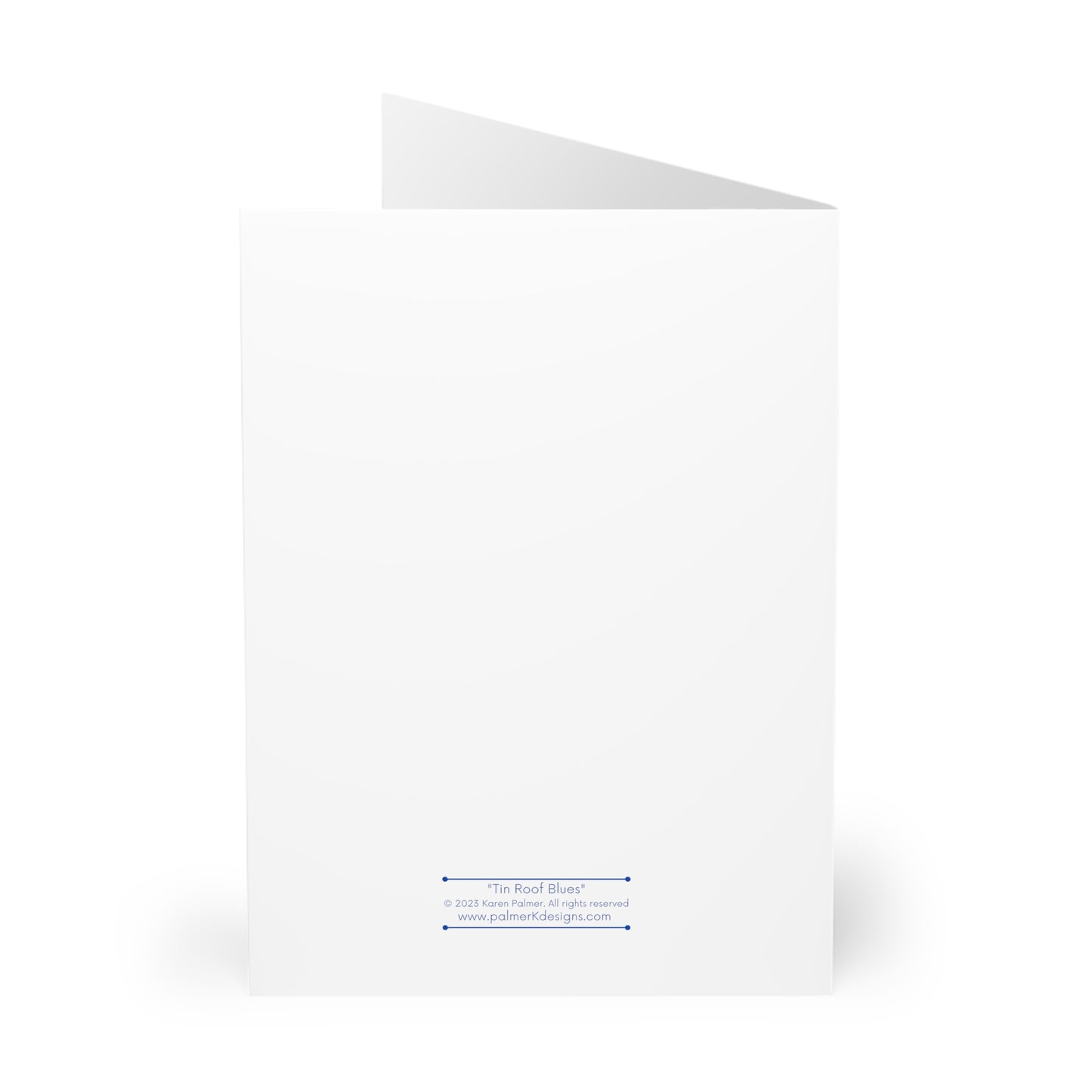 Note Cards (5 Pack) - "Tin Roof Blues"