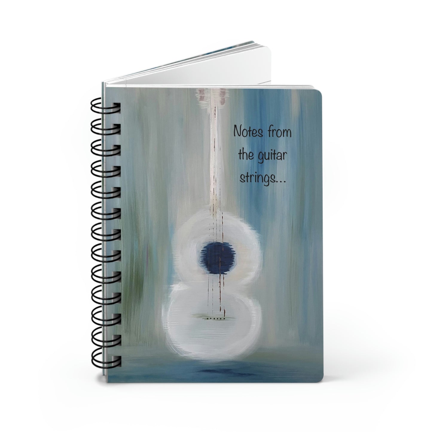 Spiral Bound Notebook: Notes from the Guitar Strings - Acoustic Guitar
