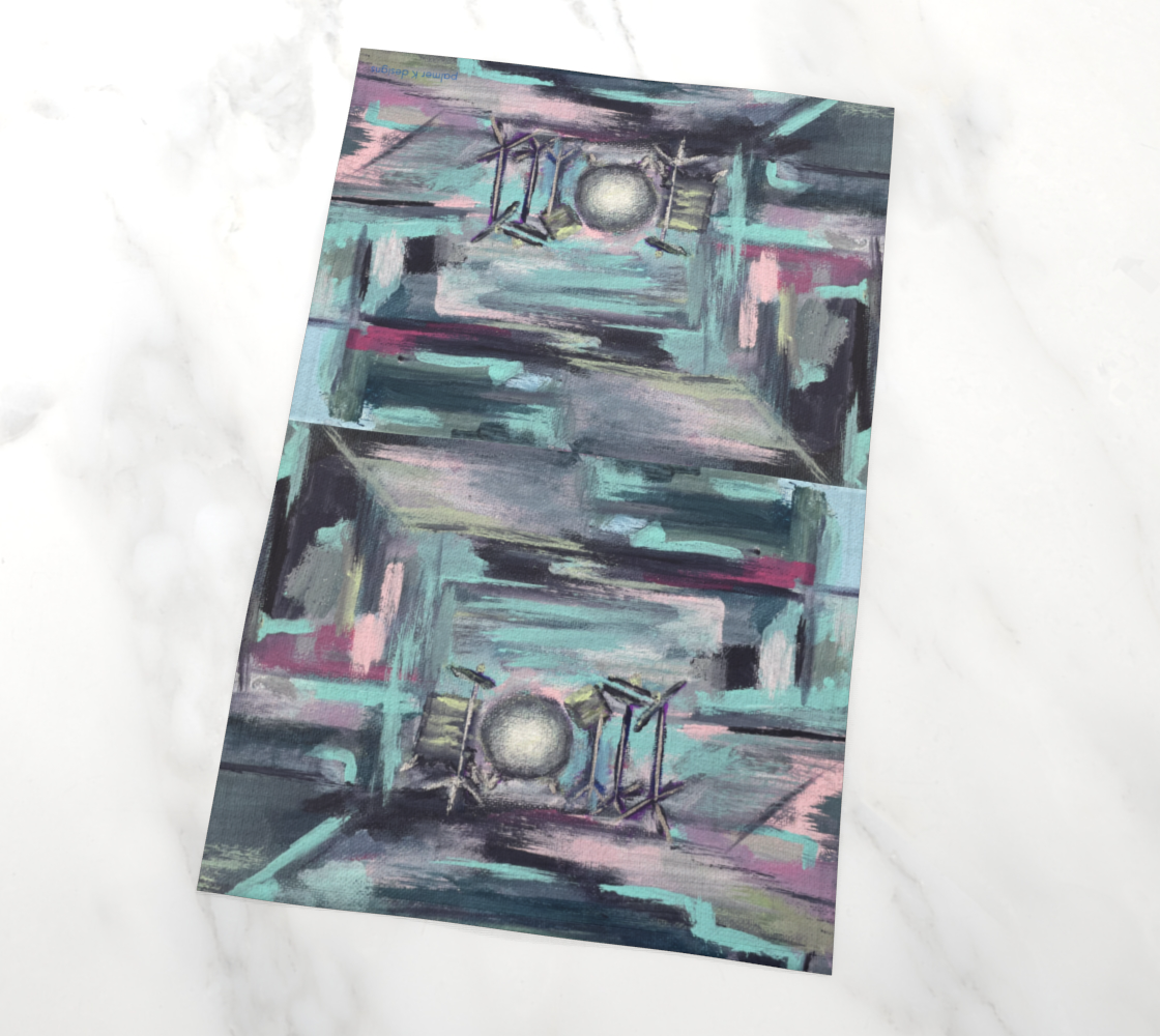 Tea Towel - Drums / Drum kit (TEA-SL)