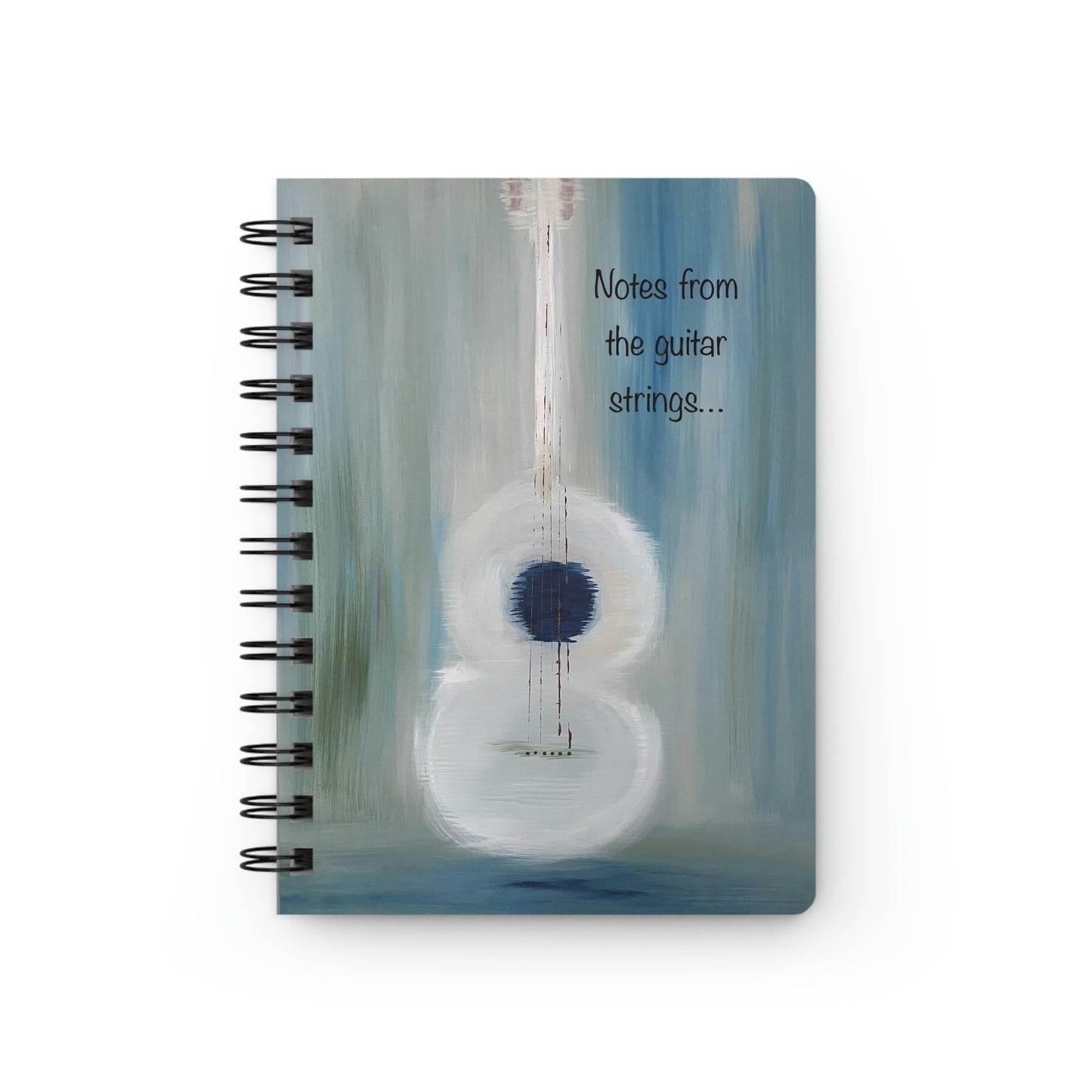 Spiral Bound Notebook: Notes from the Guitar Strings - Acoustic Guitar