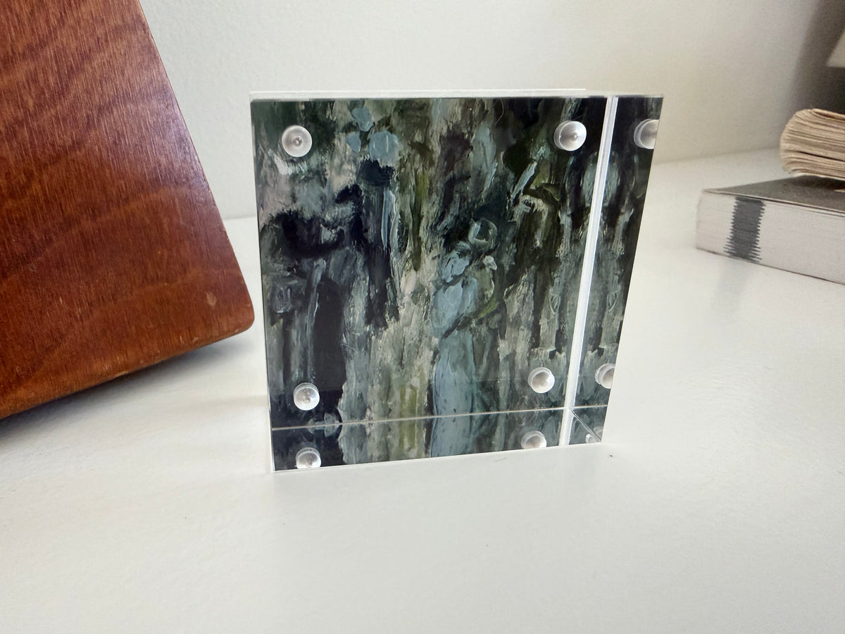 Dancers in the Moonlight - 2x2 Acrylic Block Art Print | Mini Art Monday (Copy 2)