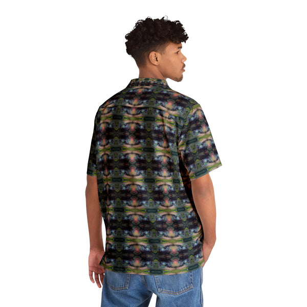 Men's Hawaiian Shirt - Drums (C2R/P1)