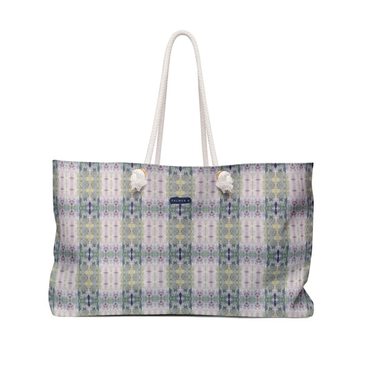 Weekend Tote Bag - Hourglass Plaid 2 (TR/P10A)