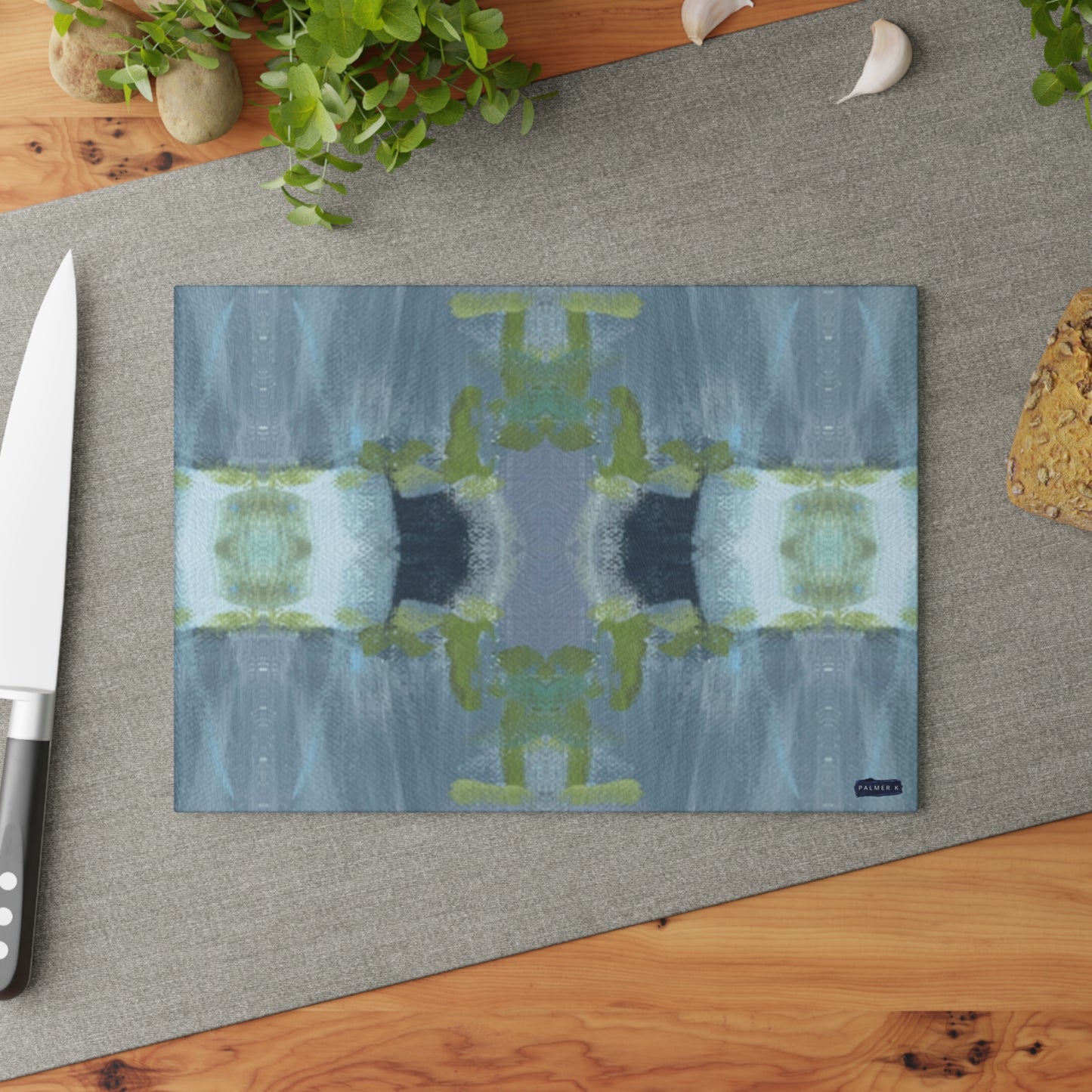 Textured Glass Cutting Board - Lavender Melody (ABJ/P10)