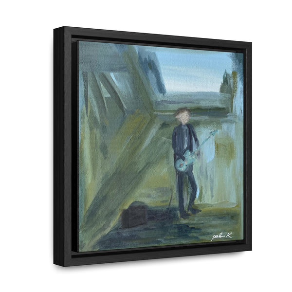 Gallery Canvas Wrap in solid wood float frame - "Suit and Tie"