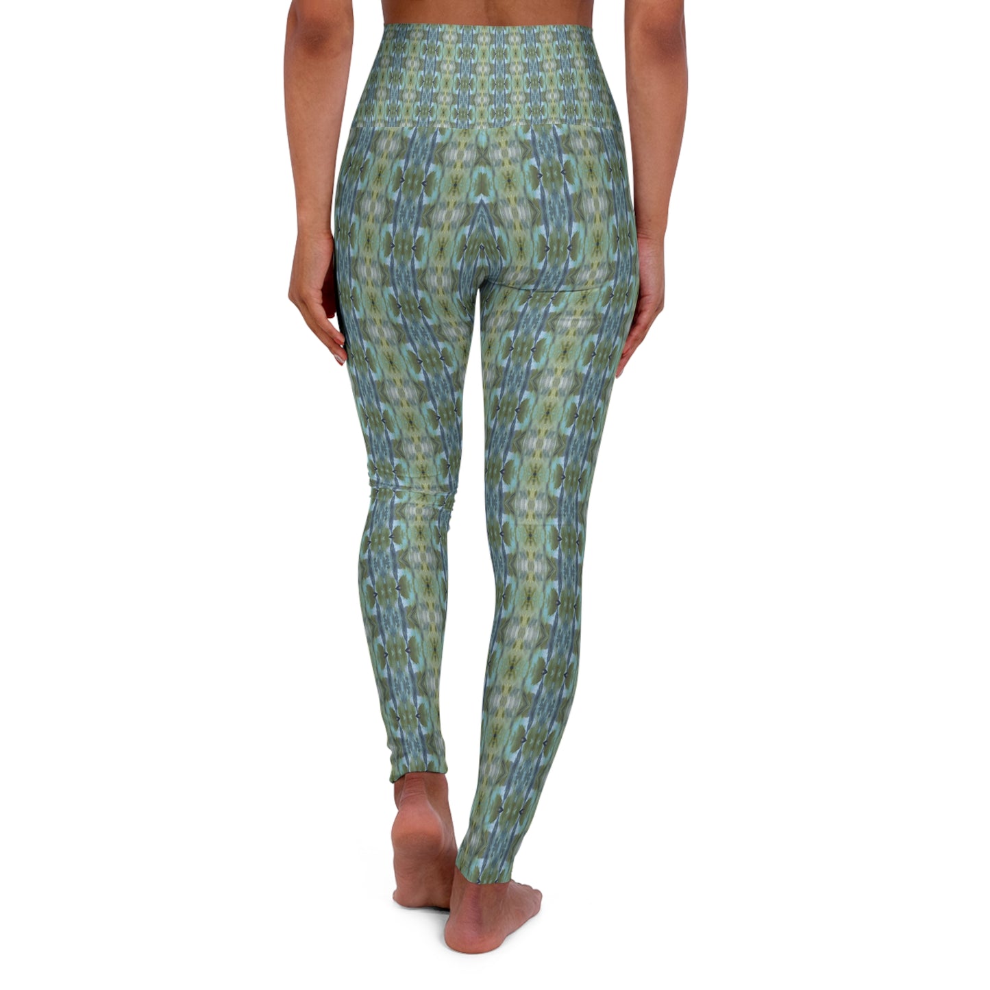 High Waisted Yoga Leggings - Harmonic Groove (TO/P7)