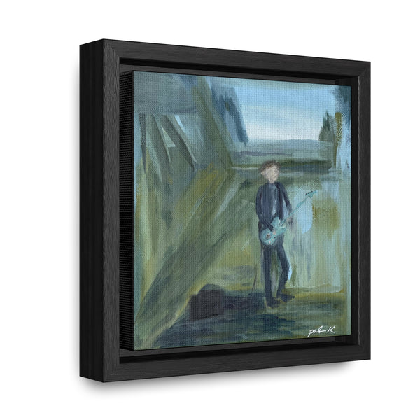 Gallery Canvas Wrap in solid wood float frame - "Suit and Tie"
