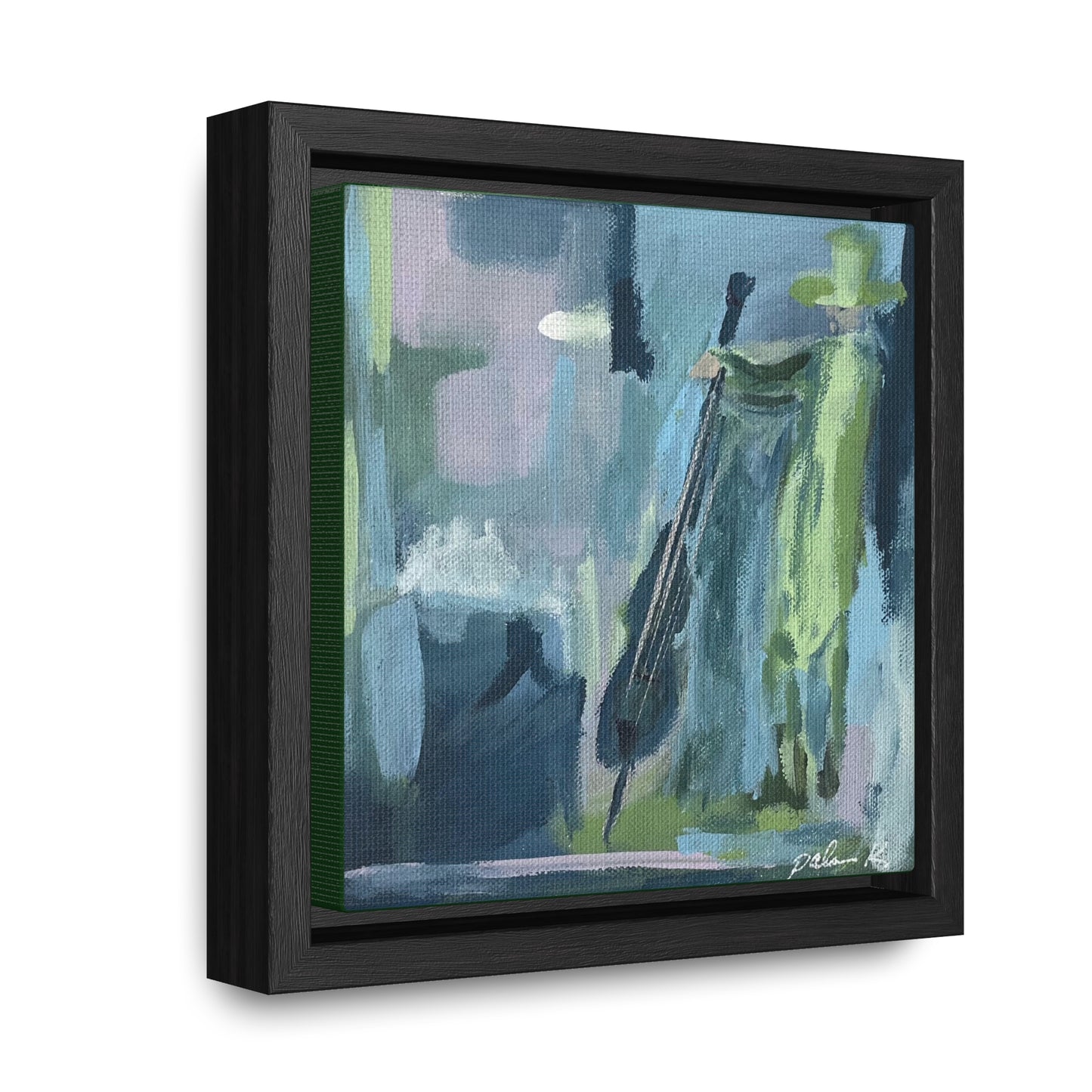 Gallery Canvas Wrap PRINT in solid wood float frame - "Swing it Low" (FCP-SWIL)