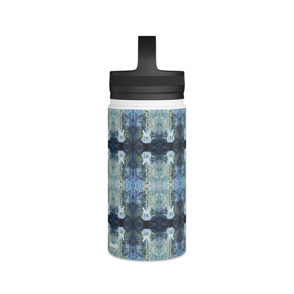 Stainless Steel Water Bottle, Handle Lid - Blue telecaster guitars (NBH)