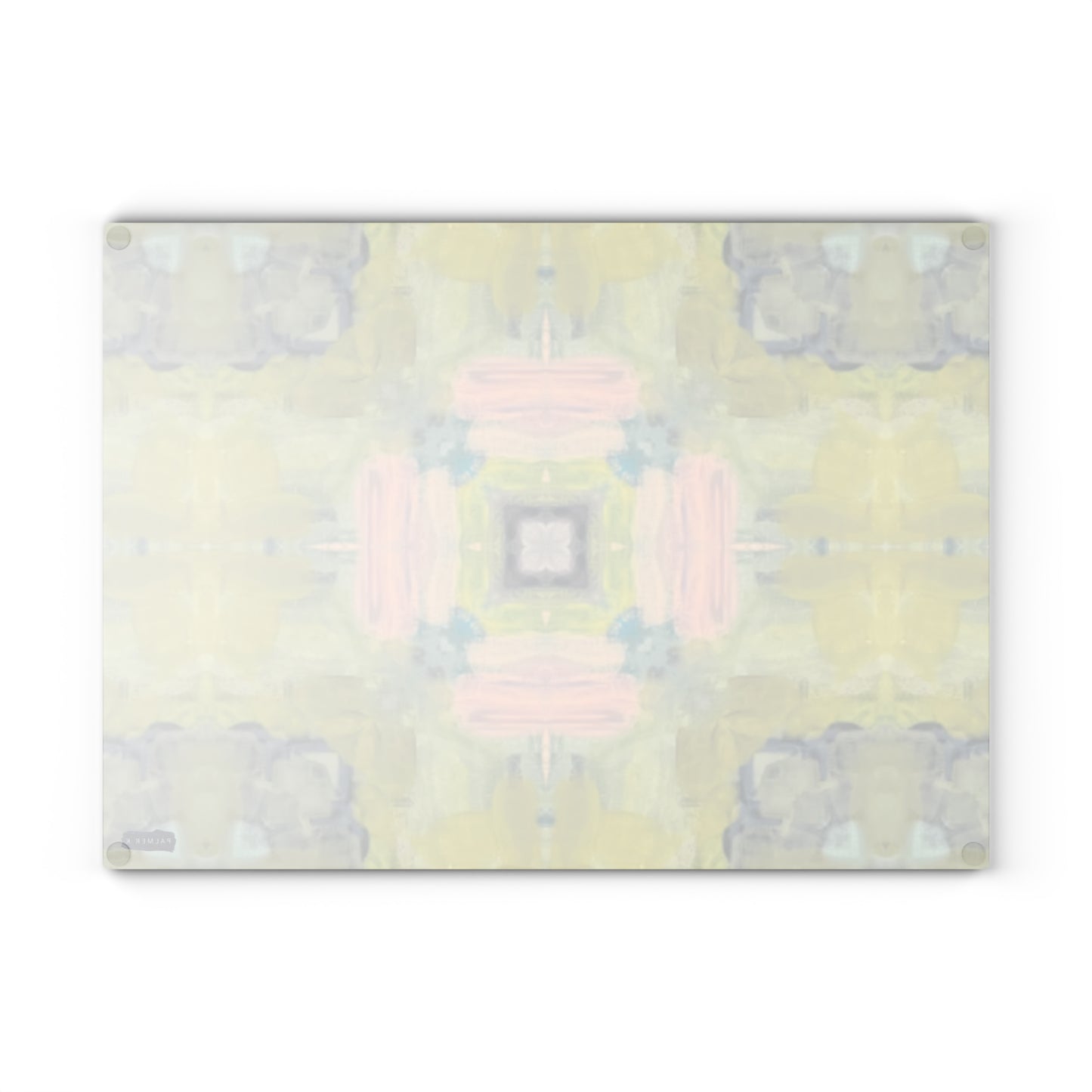 Textured Glass Cutting Board - Golden Bloom (LS/P2)