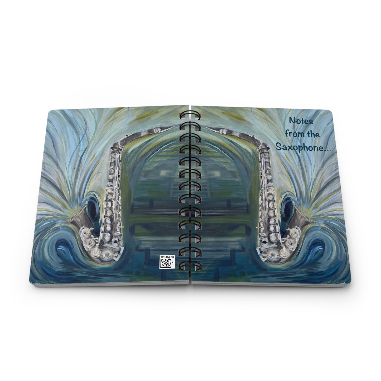 Spiral Bound Notebook: Notes from the Saxophone