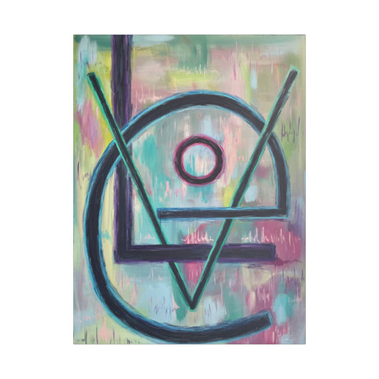 Canvas Fine Art Print - "Love is a Vibe"