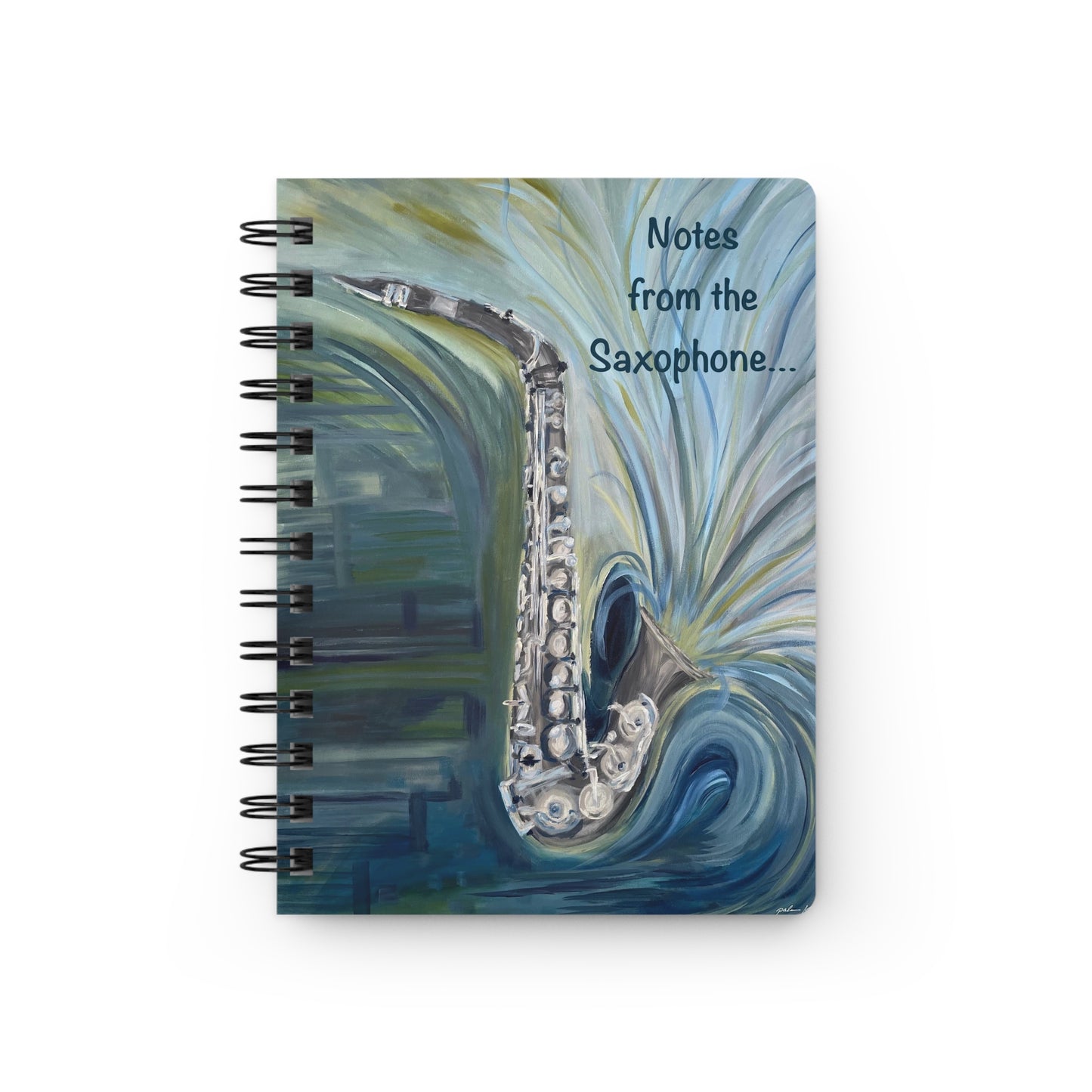 Spiral Bound Notebook: Notes from the Saxophone