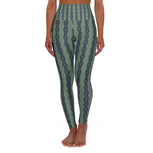 High Waisted Yoga Leggings - Hooks on the Bridge (AFM/P6)