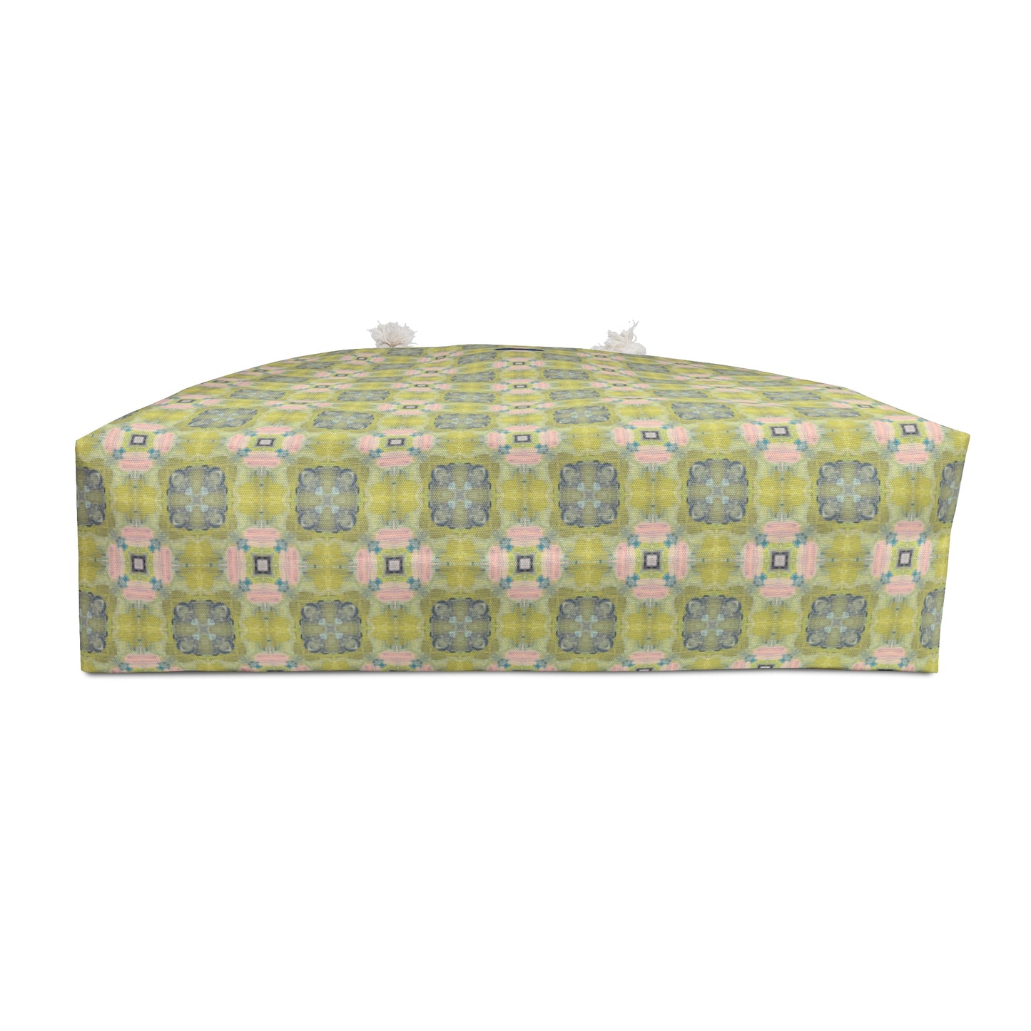 Weekend Tote Bag - Golden Bloom geometric pattern (LS/P2)