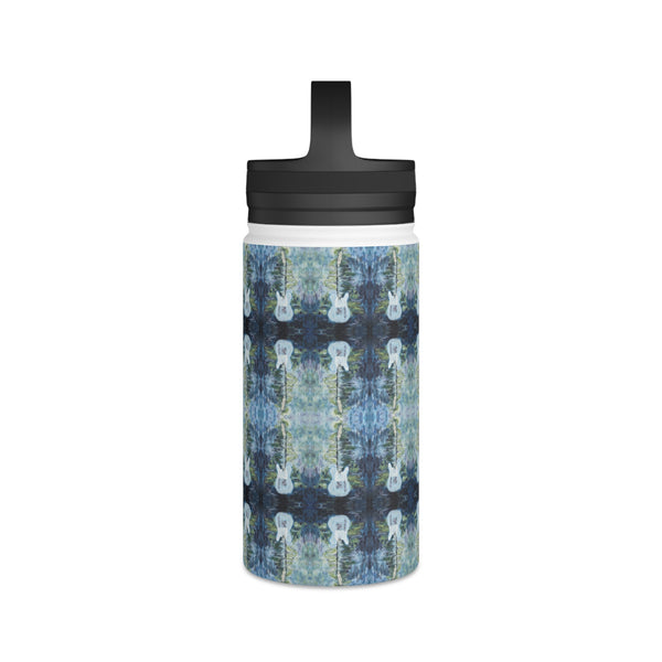Stainless Steel Water Bottle, Handle Lid - Blue telecaster guitars (NBH)