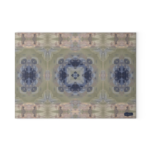Textured Glass Cutting Board - Meadow Bloom (TRAIL/P17)