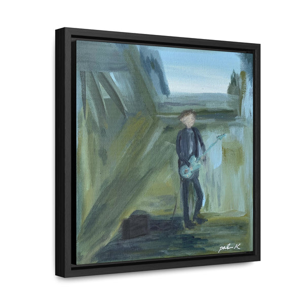 Gallery Canvas Wrap in solid wood float frame - "Suit and Tie"