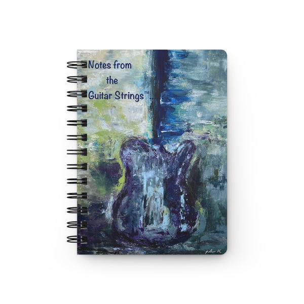 Spiral Bound Notebook - Notes from the Guitar Strings: Telecaster Guitar