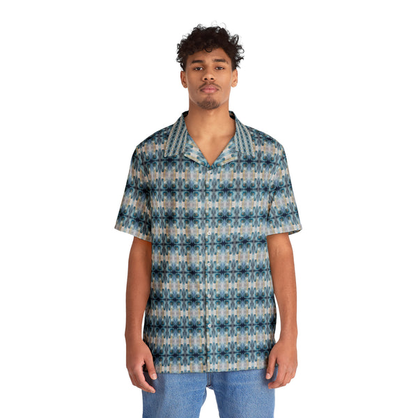 Men's Hawaiian Shirt - Blue Telecaster Guitars (MBS/P3)