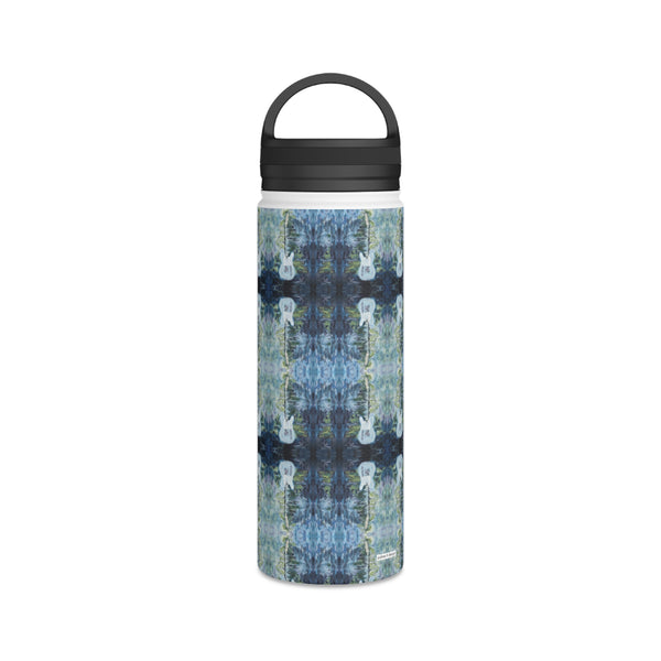 Stainless Steel Water Bottle, Handle Lid - Blue telecaster guitars (NBH)