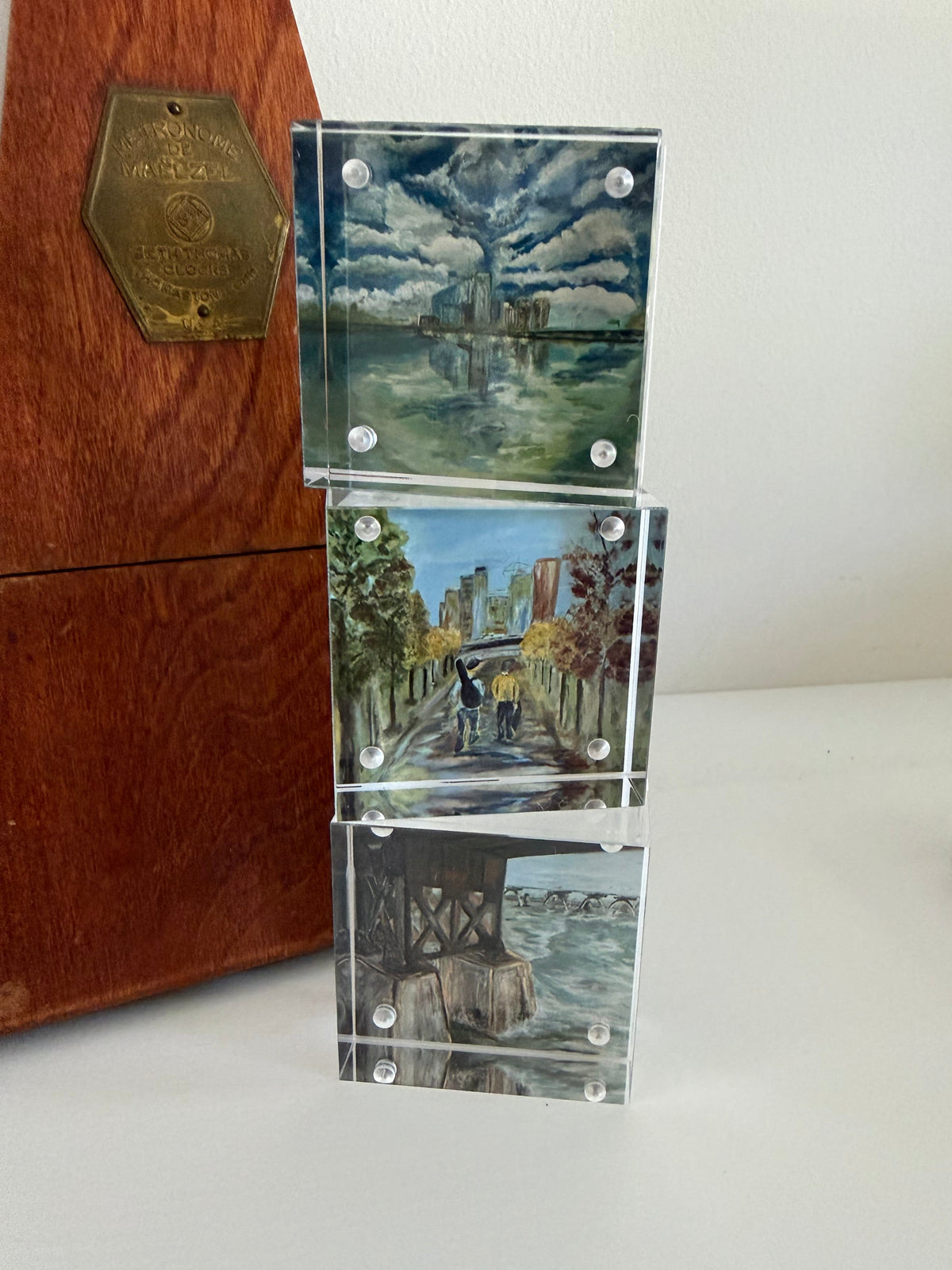 Under the Bridge - 2x2 Acrylic Block Art Print | Mini Art Monday