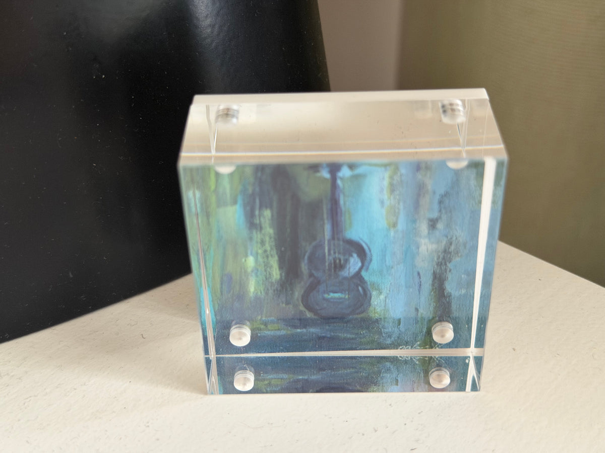 All the way from Monterey - 2x2 Acrylic Block Art Print | Mini Art Monday