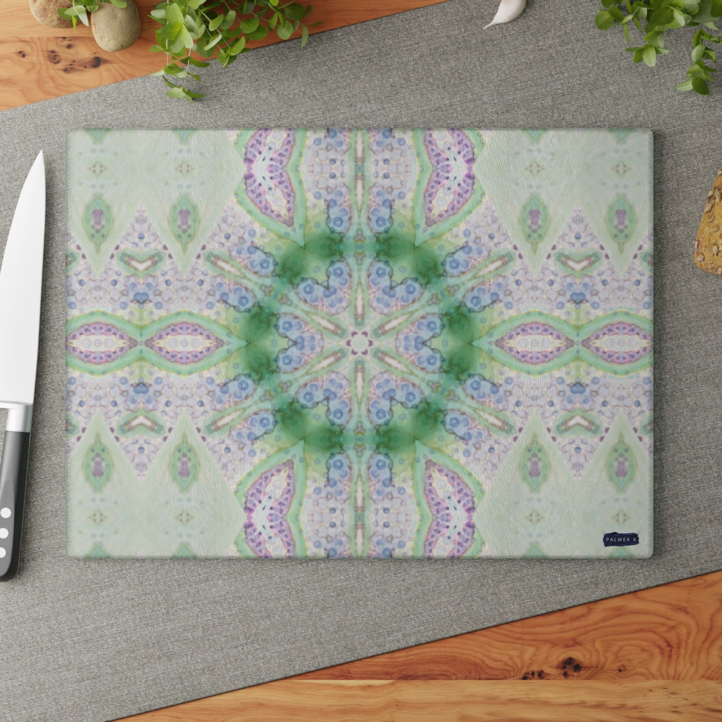 Glass Cutting Board - Sea Bloom (OG/P10A)
