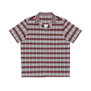 Men's Hawaiian Shirt - Red Telecaster Guitars (OMB/P1)