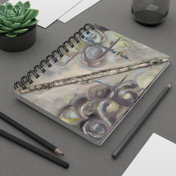 Spiral Bound Notebook: Notes from the Flute