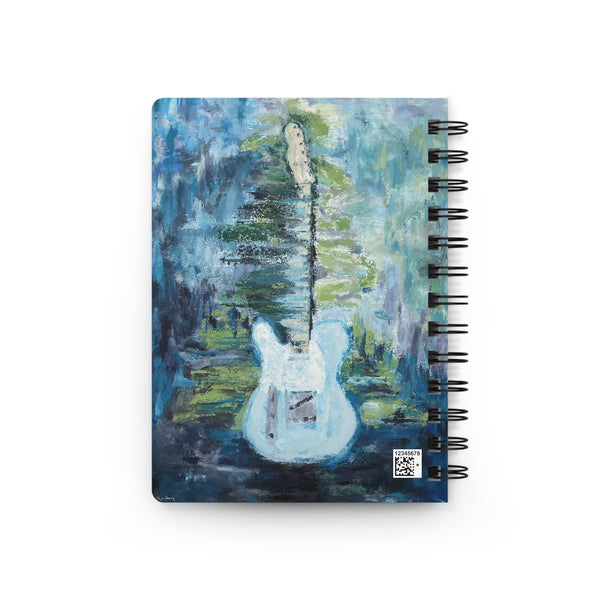 Spiral Bound Notebook: Notes from the Guitar Strings - Telecaster Guitar