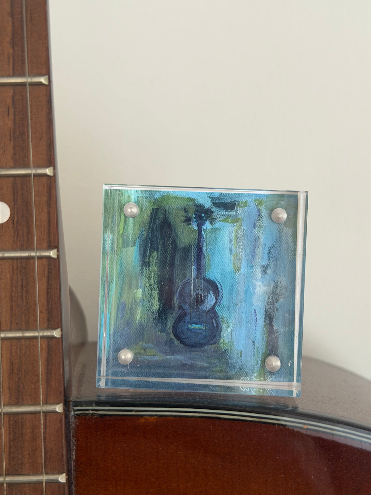 All the way from Monterey - 2x2 Acrylic Block Art Print | Mini Art Monday
