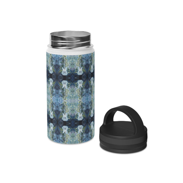 Stainless Steel Water Bottle, Handle Lid - Blue telecaster guitars (NBH)