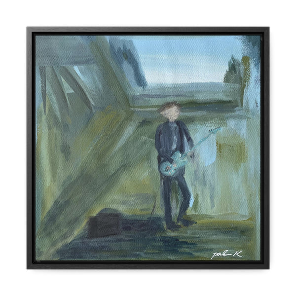 Gallery Canvas Wrap in solid wood float frame - "Suit and Tie"