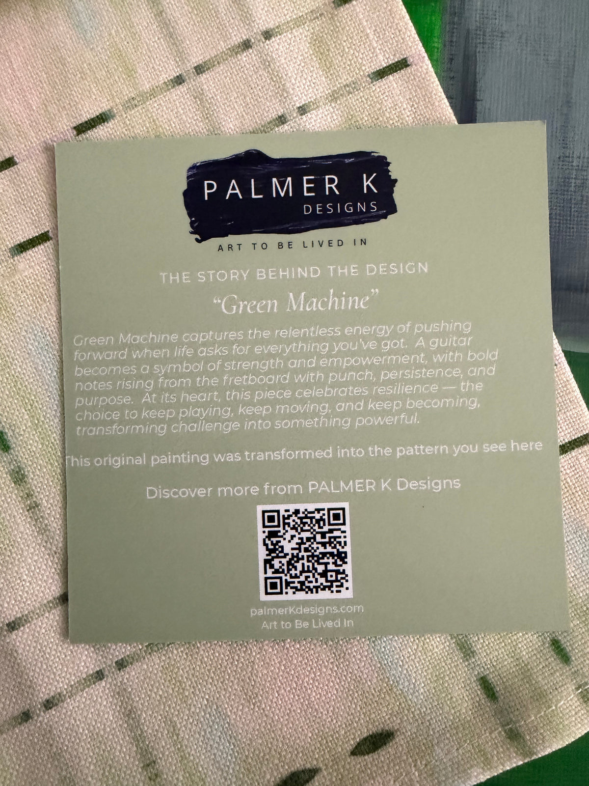 Meadow Gate Heirloom French Linen Tea Towel - (GR/P14A)