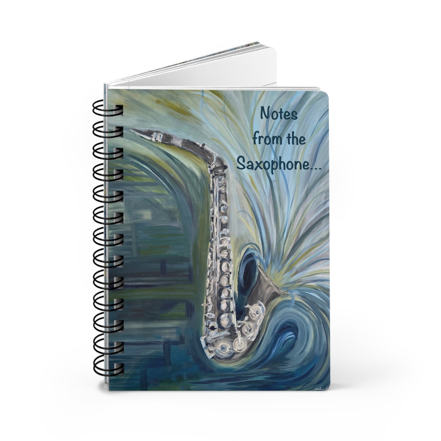 Spiral Bound Notebook: Notes from the Saxophone