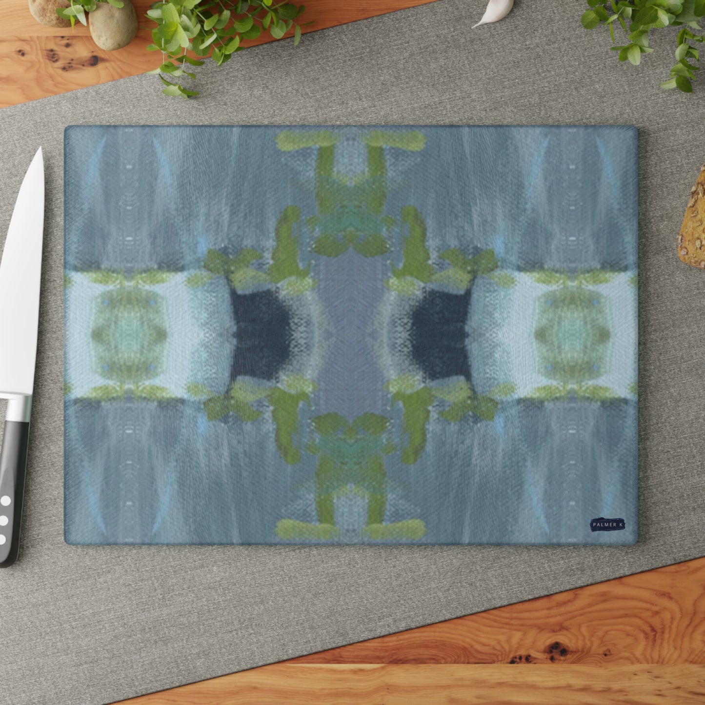 Textured Glass Cutting Board - Lavender Melody (ABJ/P10)
