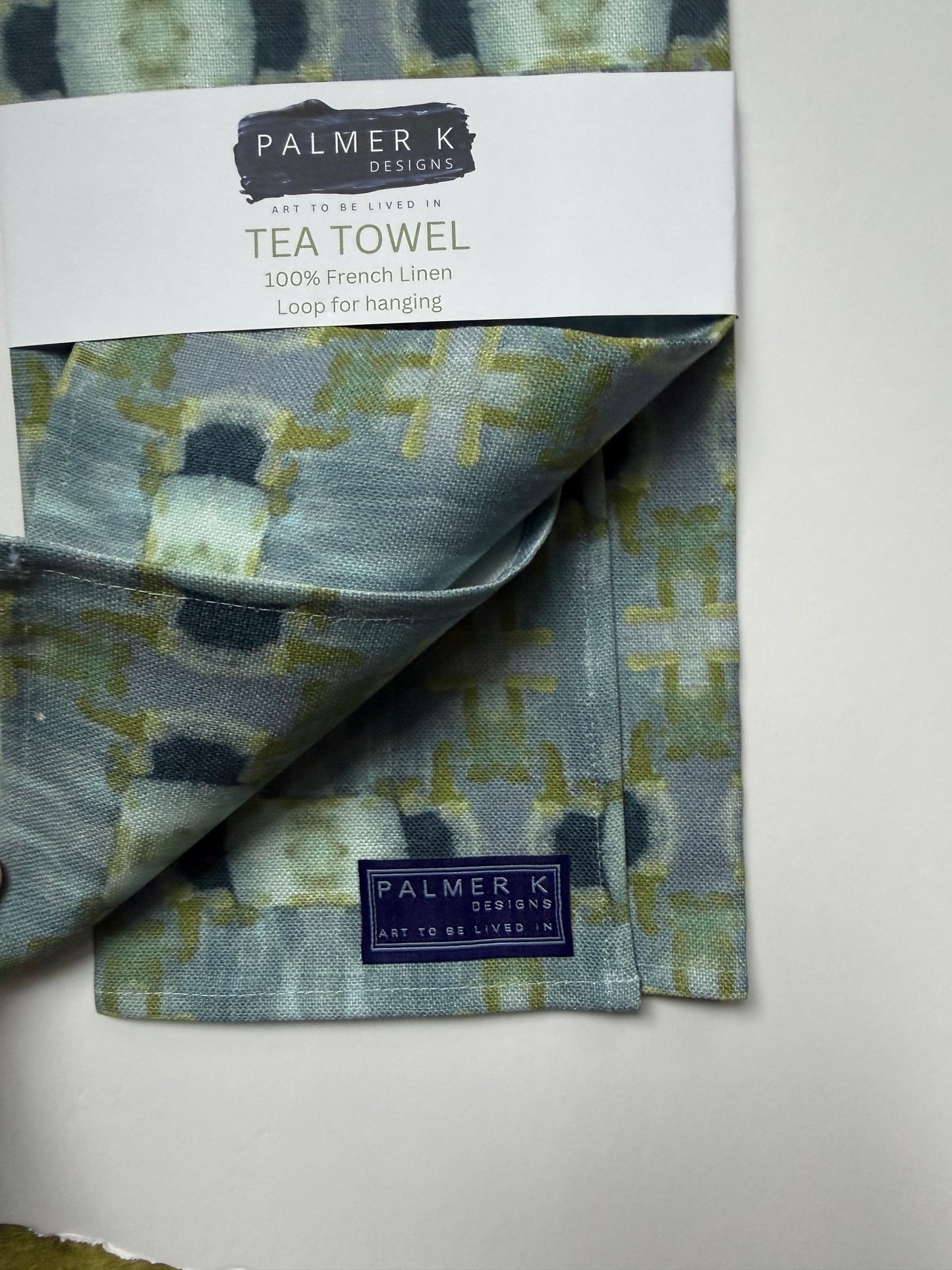 Lavender Melody Heirloom French Linen Tea Towel - (ABJ/P10)