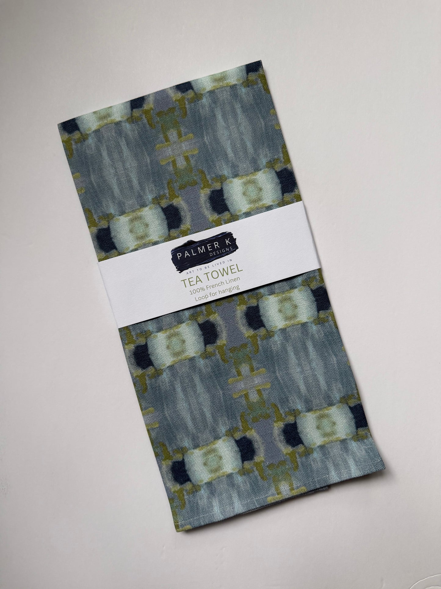 Lavender Melody Heirloom French Linen Tea Towel - (ABJ/P10)