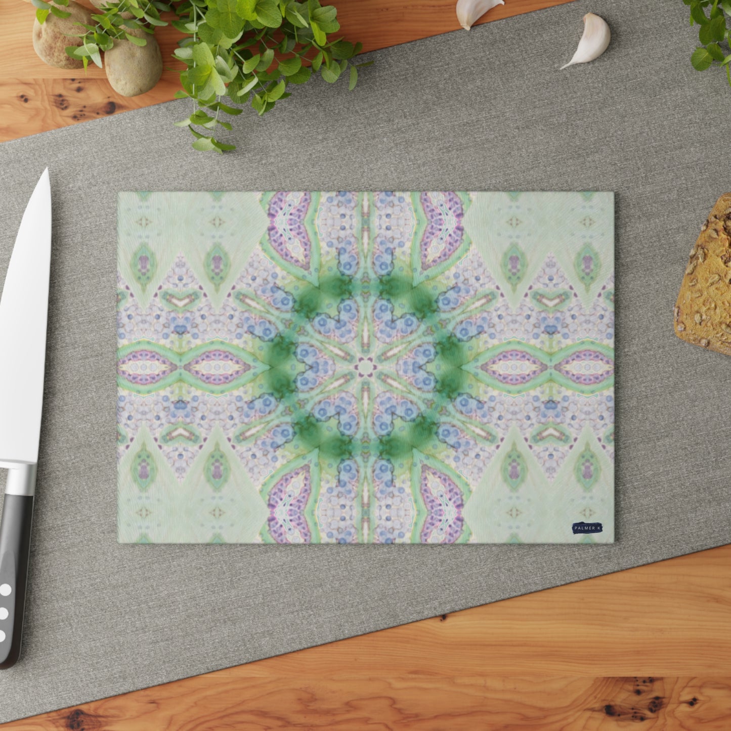 Glass Cutting Board - Sea Bloom (OG/P10A)