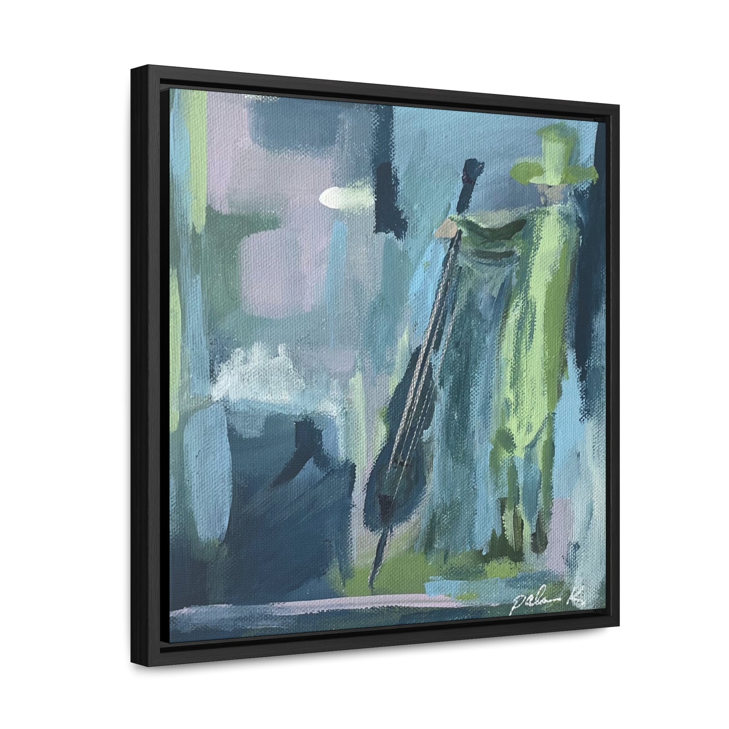 Gallery Canvas Wrap PRINT in solid wood float frame - "Swing it Low" (FCP-SWIL)