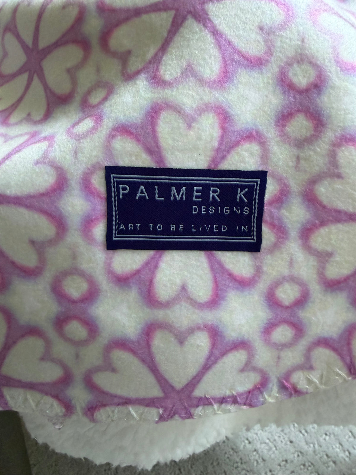 Infant / Toddler Sherpa Throw Blanket - Love Petals (OH/P8)