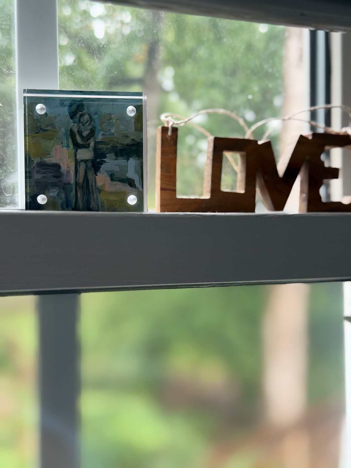 Lover’s Solitude - 2x2 Acrylic Block Art Print | Mini Art Monday (Copy)
