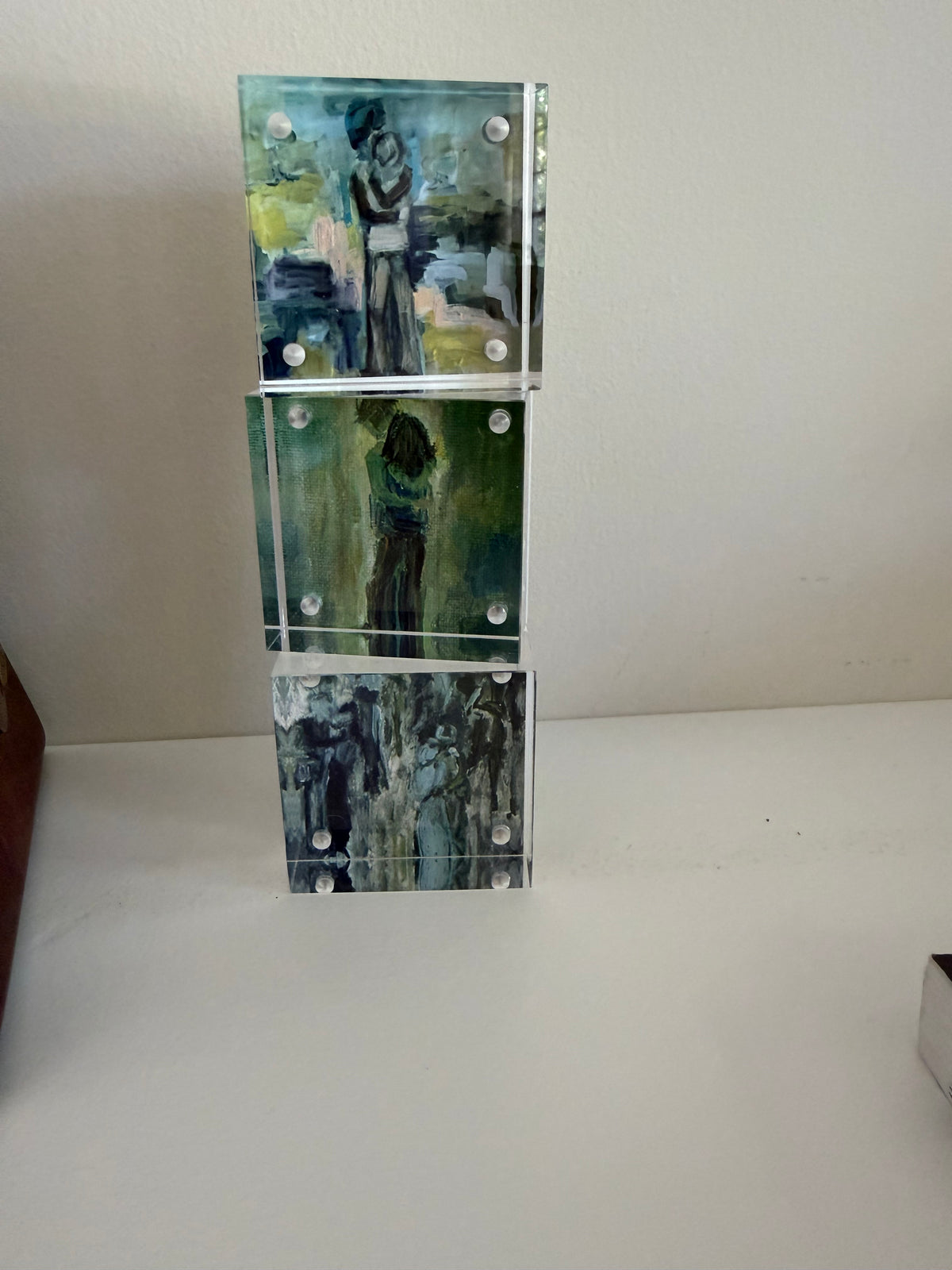 Dancers in the Moonlight - 2x2 Acrylic Block Art Print | Mini Art Monday (Copy 2)