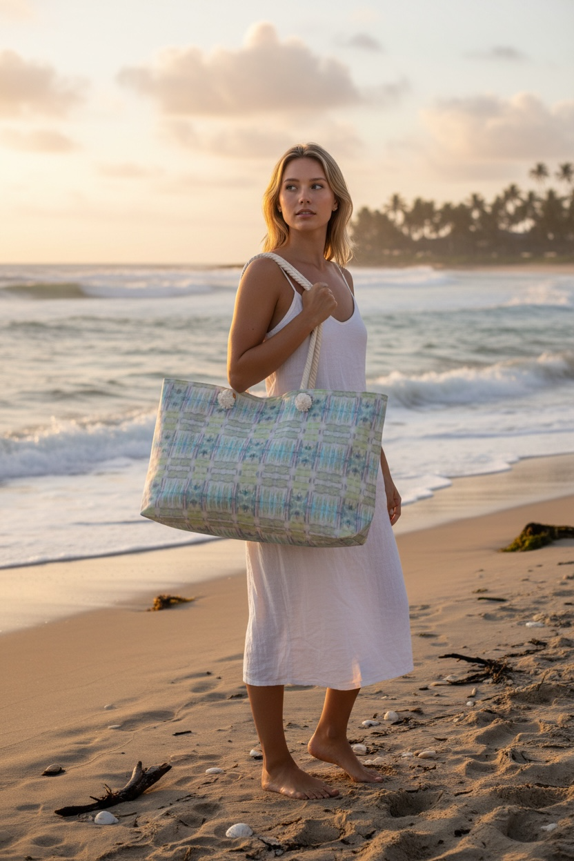 Weekend Tote Bag - South Beach Tides 2 (SING/P6A)