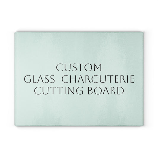 CUSTOM - Textured Glass Charcuterie Cutting Board