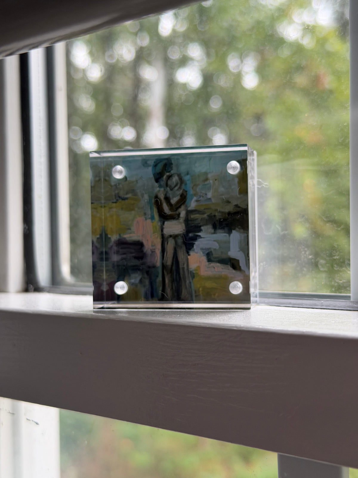 Lover’s Solitude - 2x2 Acrylic Block Art Print | Mini Art Monday (Copy)